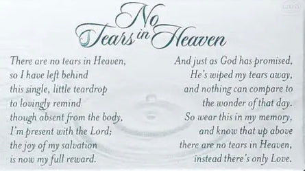 No Tears in Heaven Locket